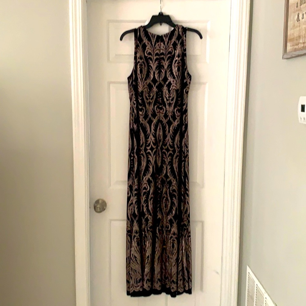 Elegant R&M Richards Black Gown Size 14
